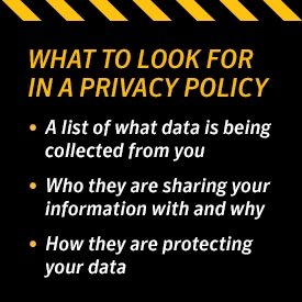 img software terms service privacy policies secondary